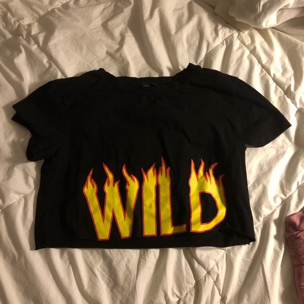 WILD CROPPED TSHIRT